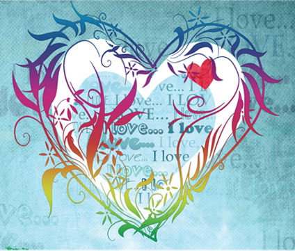 Intricate heart image designed for the cover a young adult fiction book